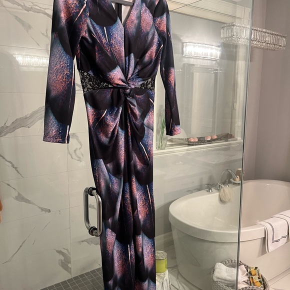 Lipsy London dress maxi length size 6 glam dress - Picture 5 of 17